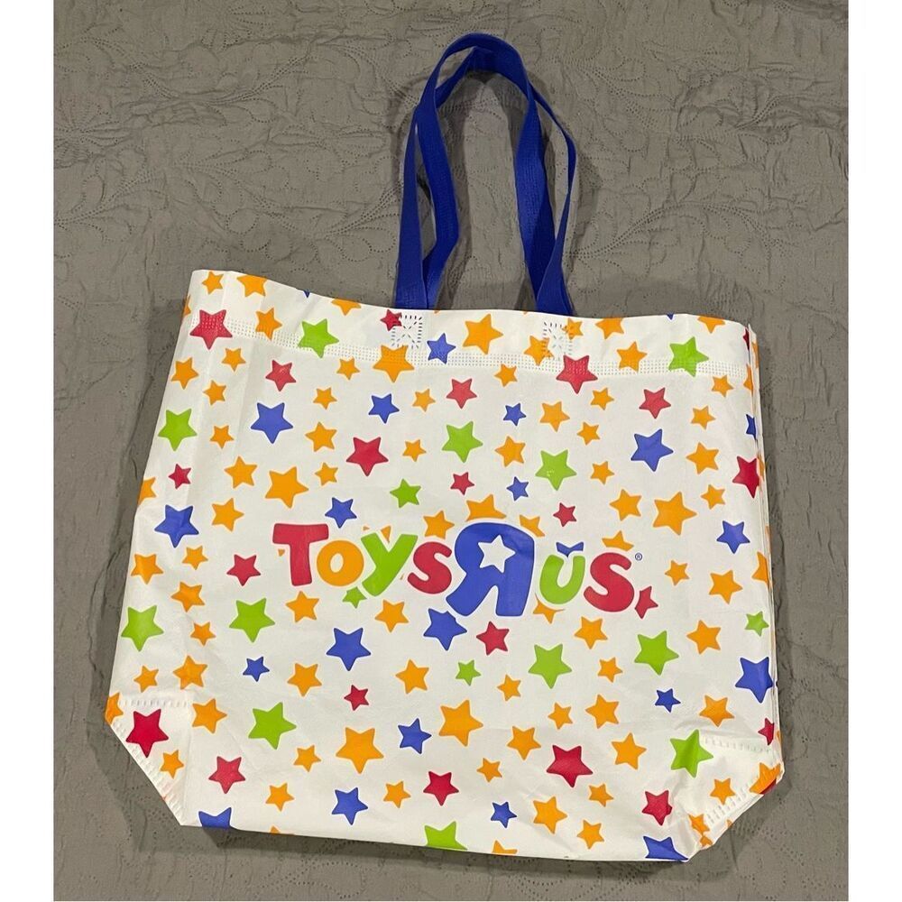 Toys R Us Colorful Stars Reusable Tote Bag Small